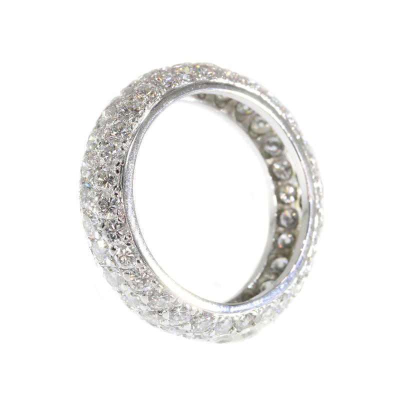 Vintage Eternity Band with over 5 crts of Brilliant Cut Diamonds, 1960s Damen im Angebot