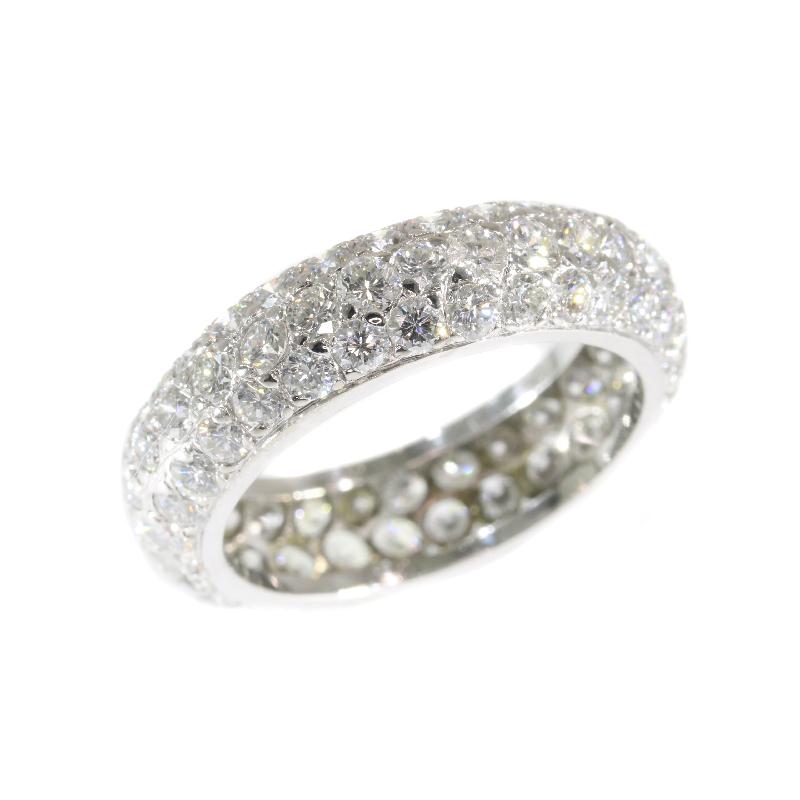 Vintage Eternity Band with over 5 crts of Brilliant Cut Diamonds, 1960s im Angebot 2