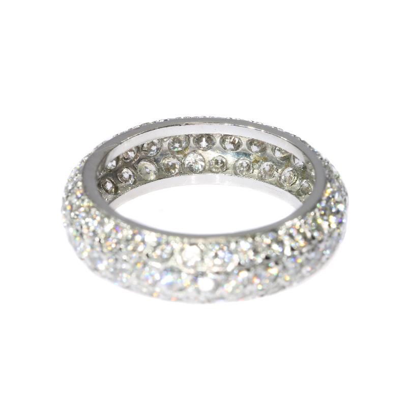 Vintage Eternity Band with over 5 crts of Brilliant Cut Diamonds, 1960s im Angebot 3