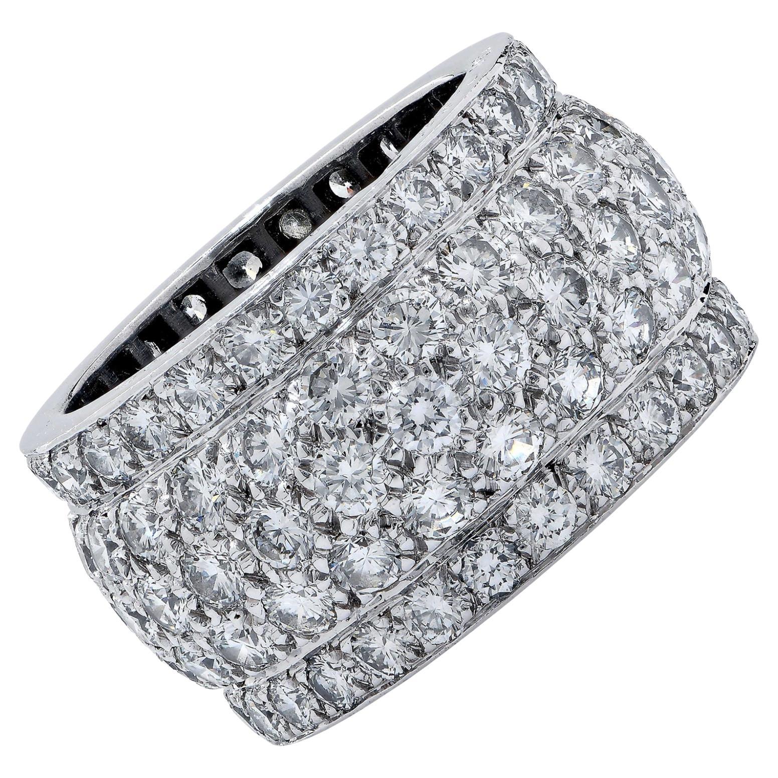 White Gold and Diamond “Nigeria” Ring by Cartier, Paris For Sale