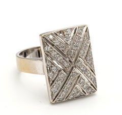 White Gold and Diamond Ring