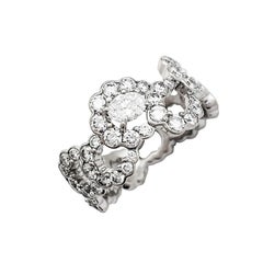 White Gold "Archi" Dior Ring Set with Diamonds