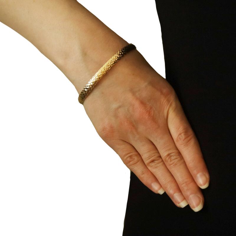 Bracciale Bangle in oro bianco 7 1/2