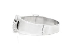 White Gold Bangle Bracelet with 2.00 Carats of Diamonds