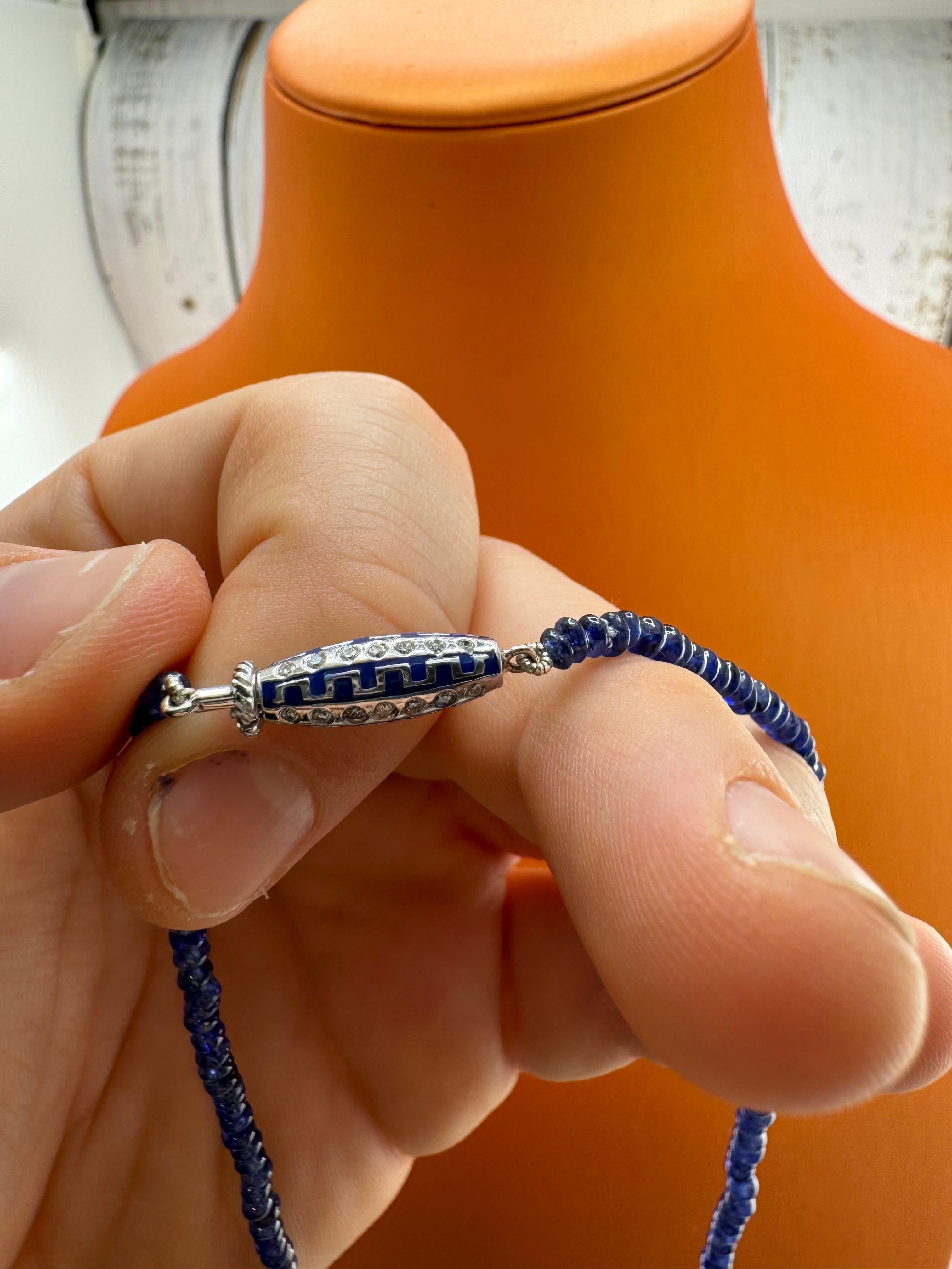 Women's or Men's White Gold Bird Cage Necklace Hand Crafted 1 of 1 Signed For Sale