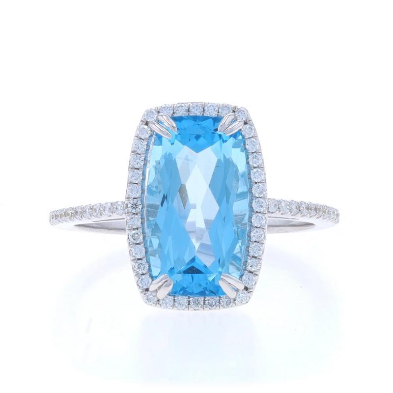 Taille : 7

Note : Veuillez nous contacter pour un devis de redimensionnement.

Contenu métallique : Or blanc 14k

Informations sur les pierres

Topaze bleue naturelle
Traitement : Amélioration de routine
Carat(s) : 3.50
Coupe : Coussin