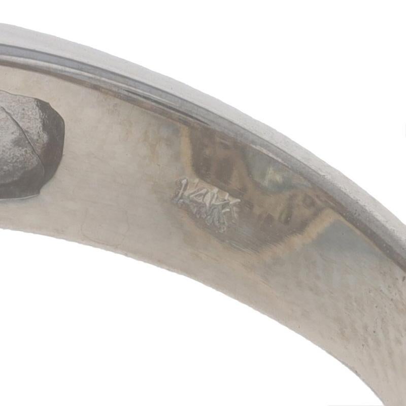 Anello aureola in oro bianco con topazio blu, diamante e zaffiro - 14k Ovale 7,52ctw in vendita 2