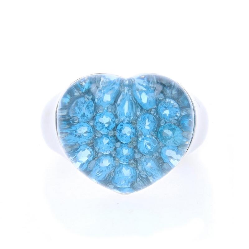 Dimensione: 8

Contenuto del metallo: Oro bianco 10k

Informazioni su A. Stone

Topazio naturale
Trattamento: Miglioramenti di routine
Taglio: Cuore cabochon su tondi
Colore: blu

Stile: Solitario con accenti
Tema: Cuore, Amore

Misure

Altezza