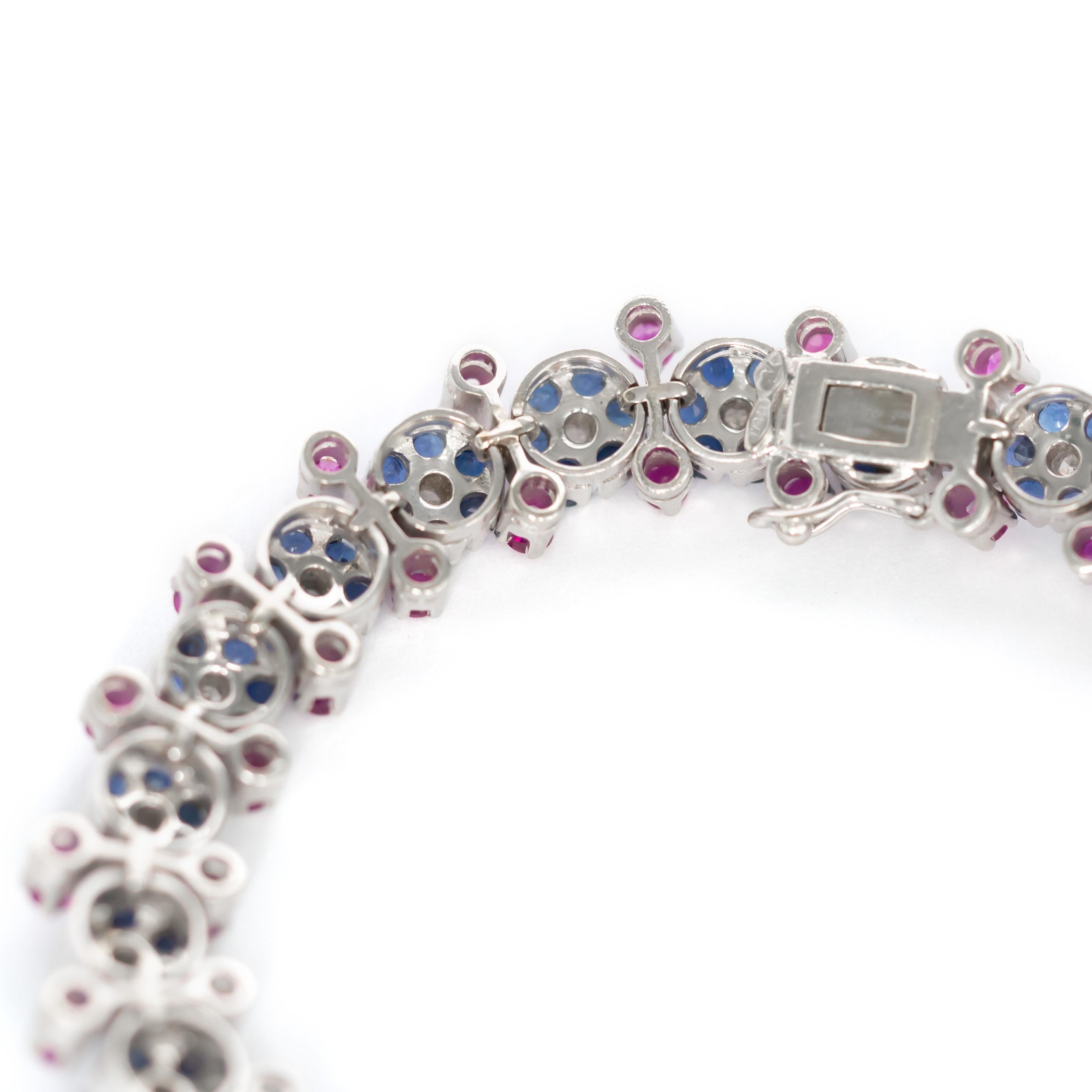 Contemporary White Gold Bracelet For Sale