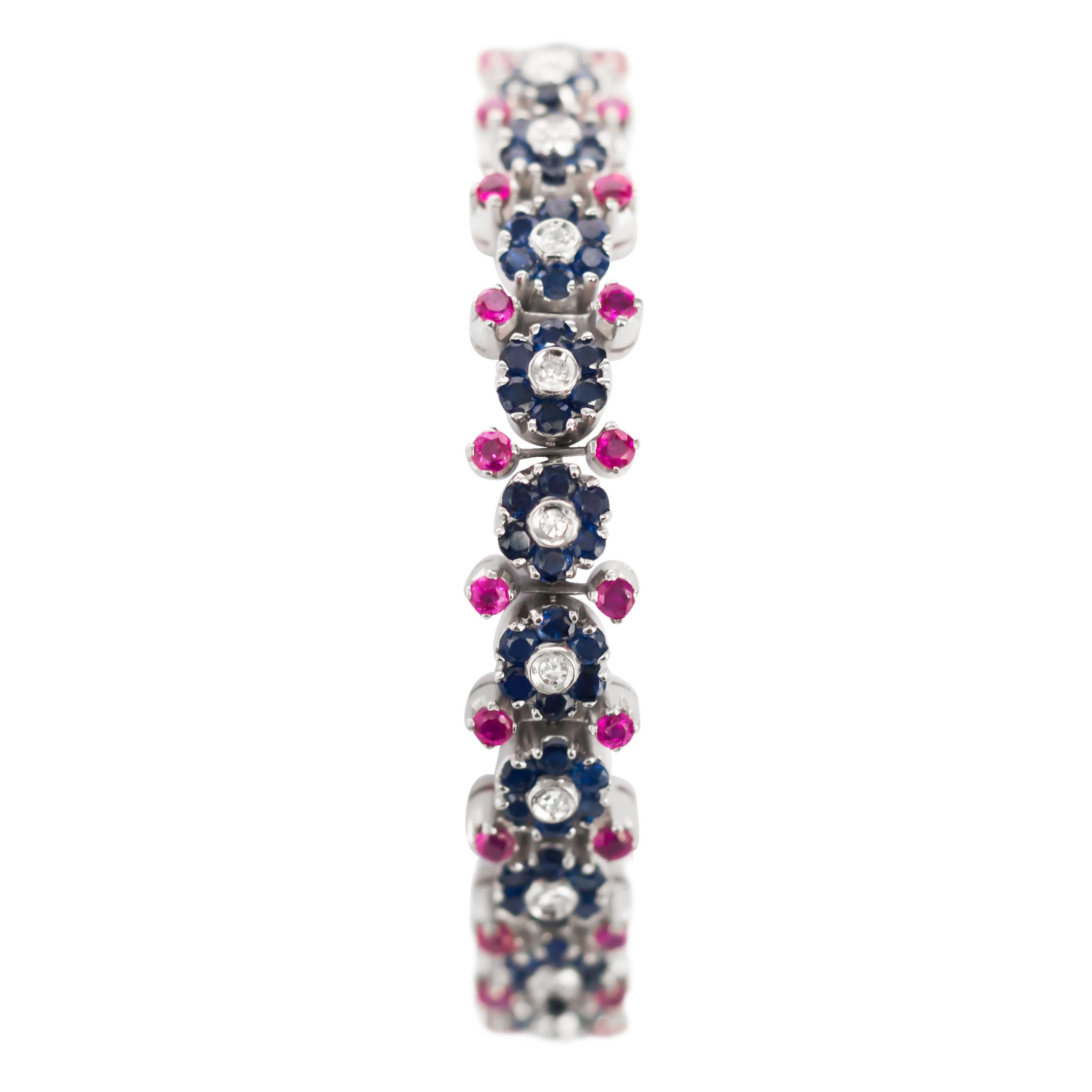 White Gold Bracelet In Good Condition For Sale In Hicksville, NY