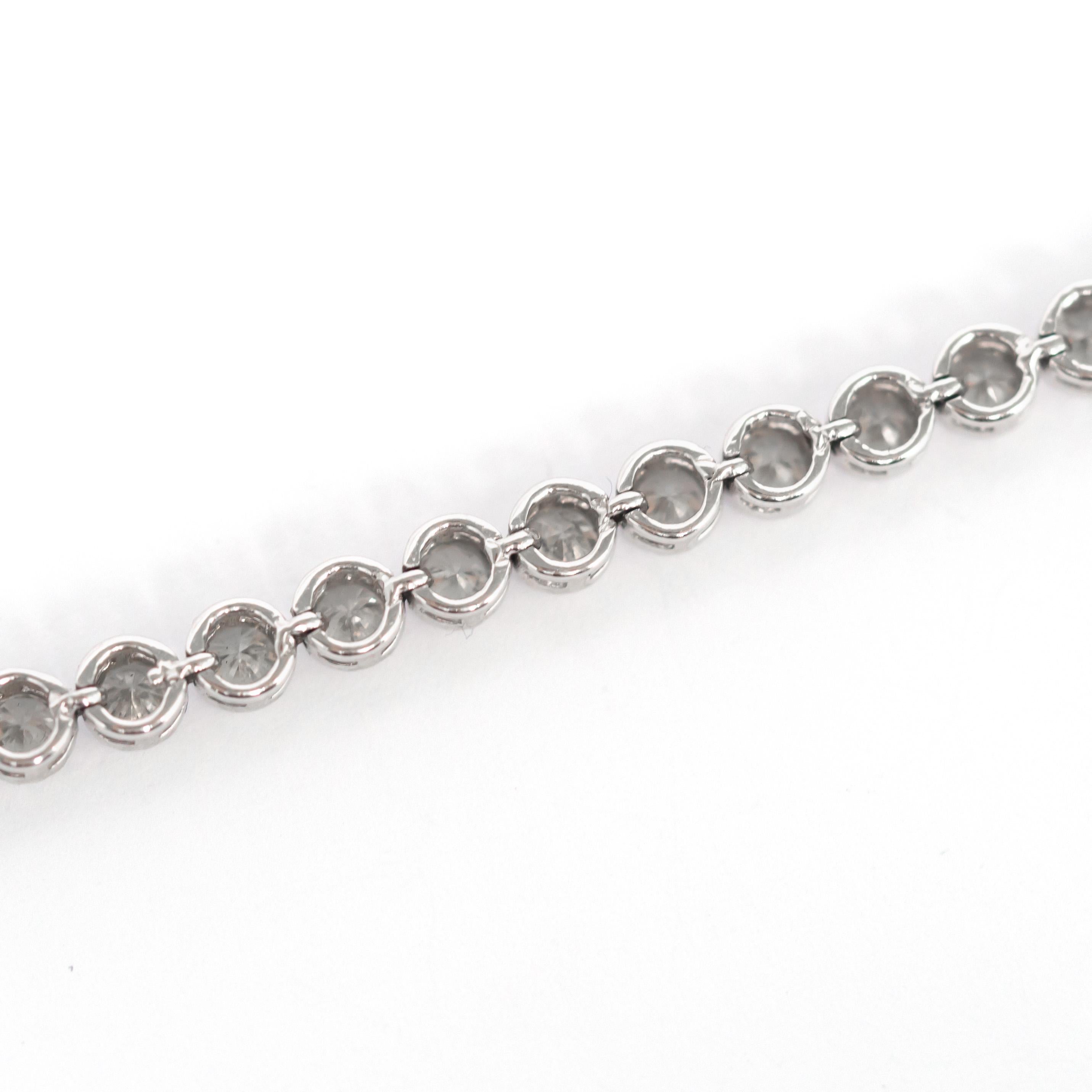 White Gold Bracelet In Good Condition For Sale In Hicksville, NY