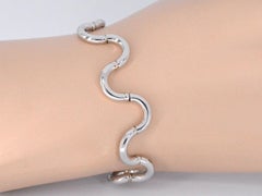 White gold bracelet from the Italian brand Unoaerre Italian Brev