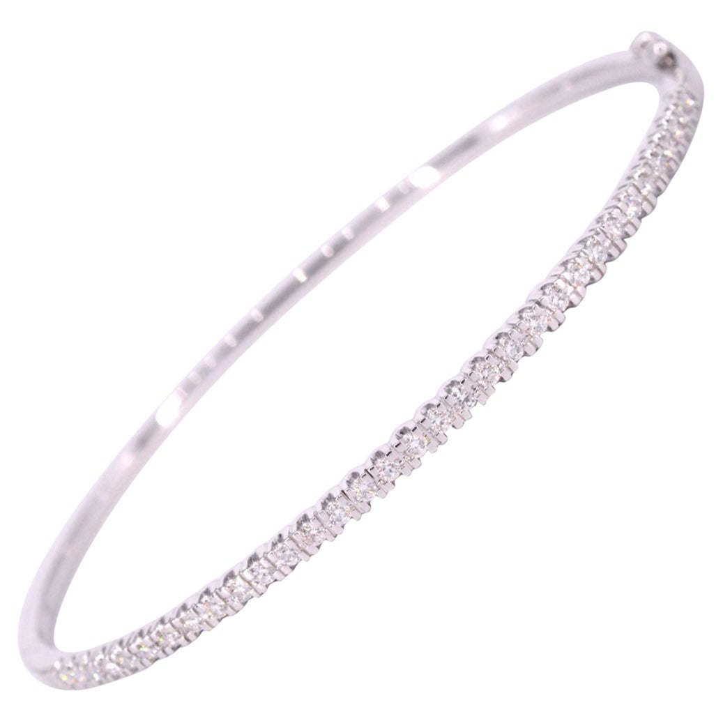 Bracciale in oro bianco con diamanti