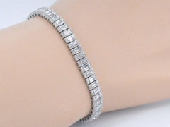 White Gold Bracelet with Fully Set with Diamonds 4.50 Carat