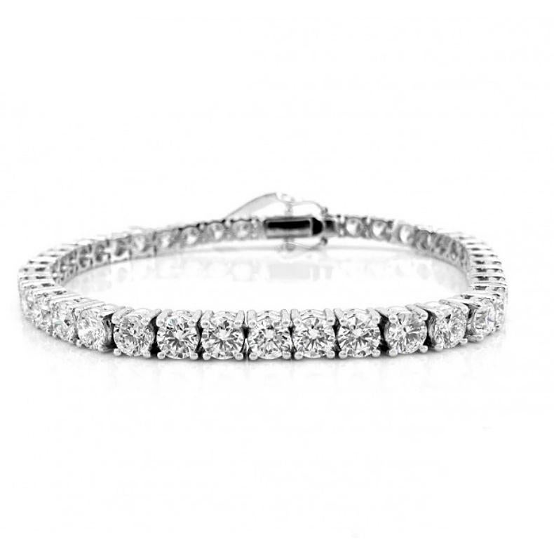 WHITE GOLD BRILLIANT CUT TENNIS BRACELET - REF 10.39 CT


Set in 18K Whie gold


Total diamond weight: 10.39 ct
Color: G
Clarity: VS

Total bracelet weight: 18.38 grams