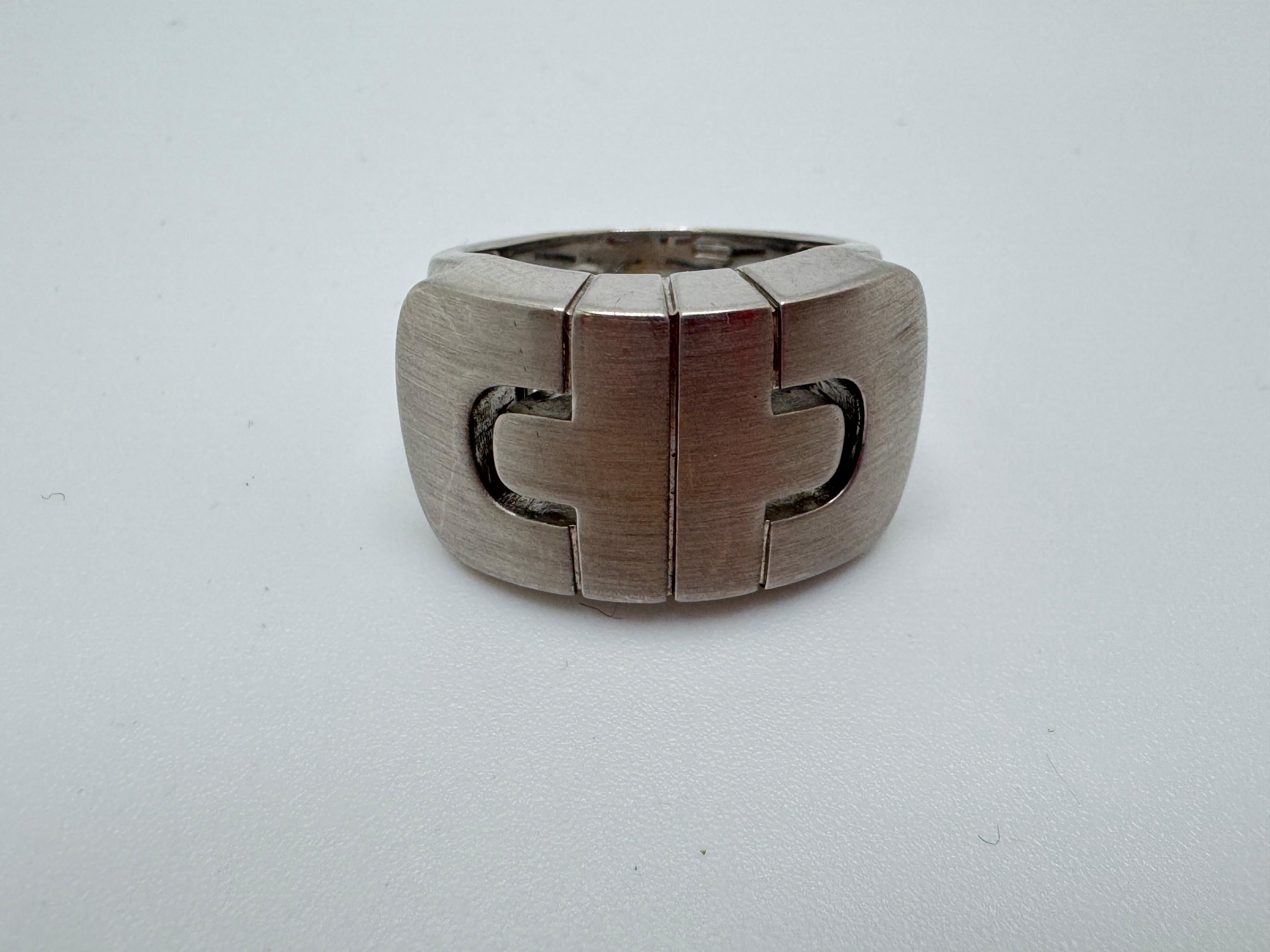 Anillo Bvlgari Parentesi Oro Blanco en venta 2