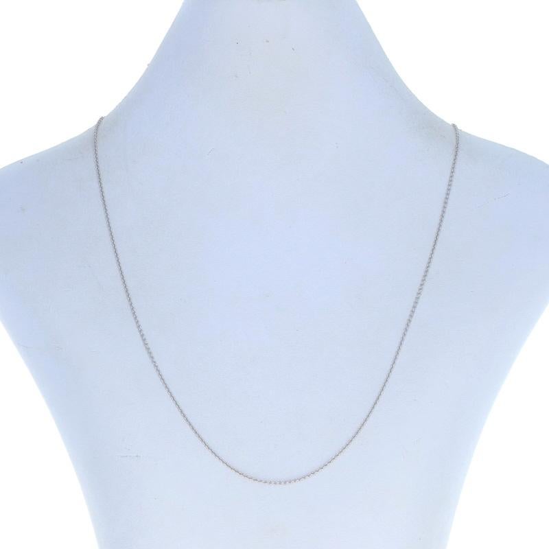 Metal Content: Guaranteed 14k Gold as stamped
Chain Style: Cable 
Chain: length 18