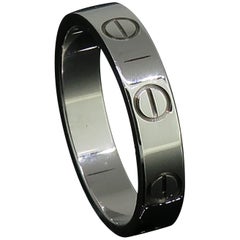 White Gold Cartier Love Ring 18 Karat 49
