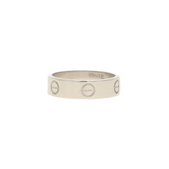 White Gold Cartier Love Ring