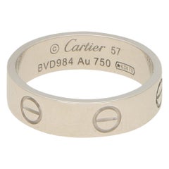 White Gold Cartier Love Ring