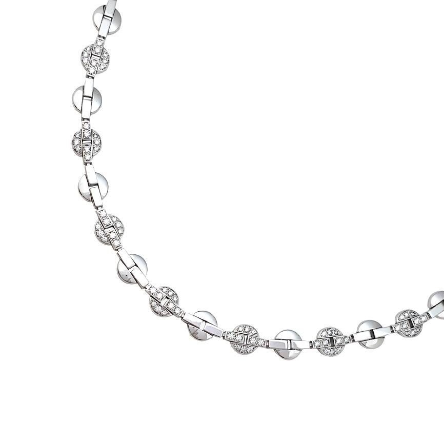 Contemporary White Gold Cartier Necklace 