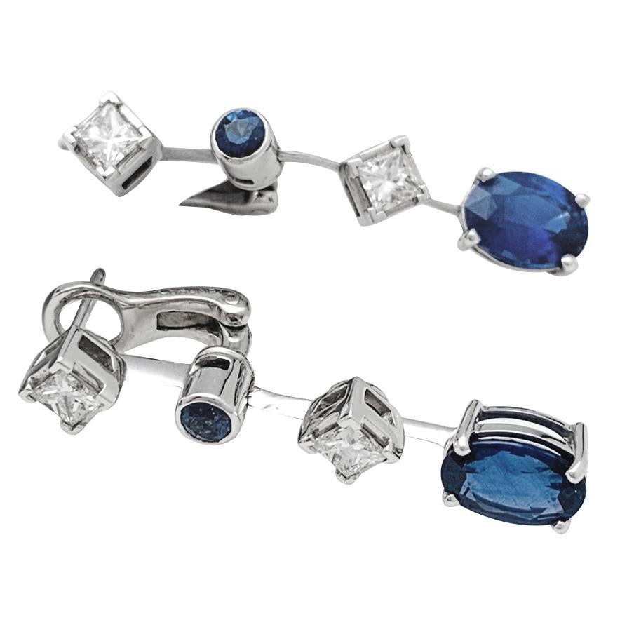 A Chaumet pair of pendant earrings, 