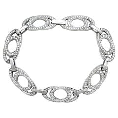 White Gold Chopard "Ellipse" Diamonds Bracelet