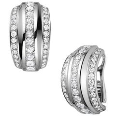 White Gold Chopard La Strada Diamond Earrings