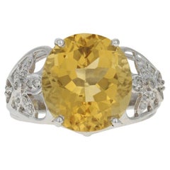 White Gold Citrine
Diamond Ring, 14k Oval Cut 6.56ctw Flowers White Gold Citrine
Diamond Ring, 14k Oval Cut 6.56ctw Flowers