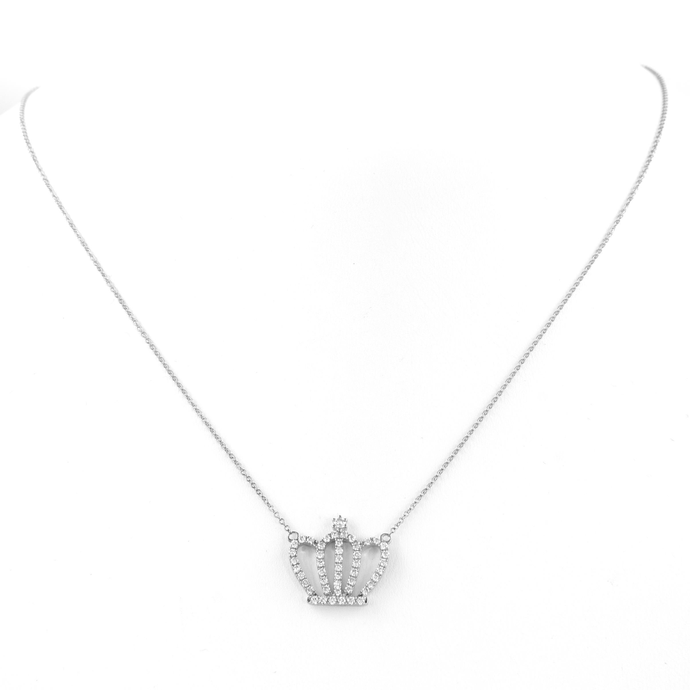 crown diamond necklace