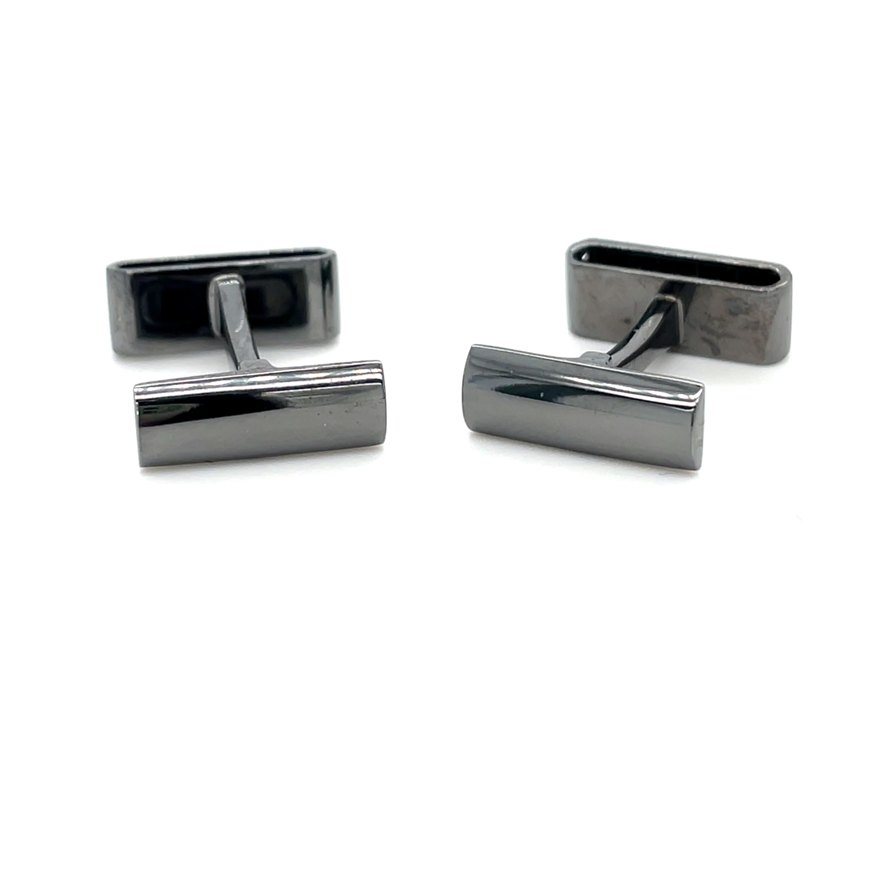 Contemporary White Gold Cufflinks For Sale
