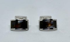 White Gold Cufflinks with Abalone by Gübelin