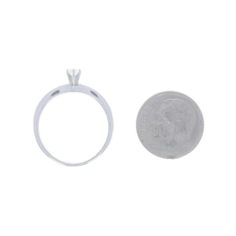 Donna Anello di fidanzamento e fedi in oro bianco con diamante tutto in uno 14k Marquise.30ctw in vendita