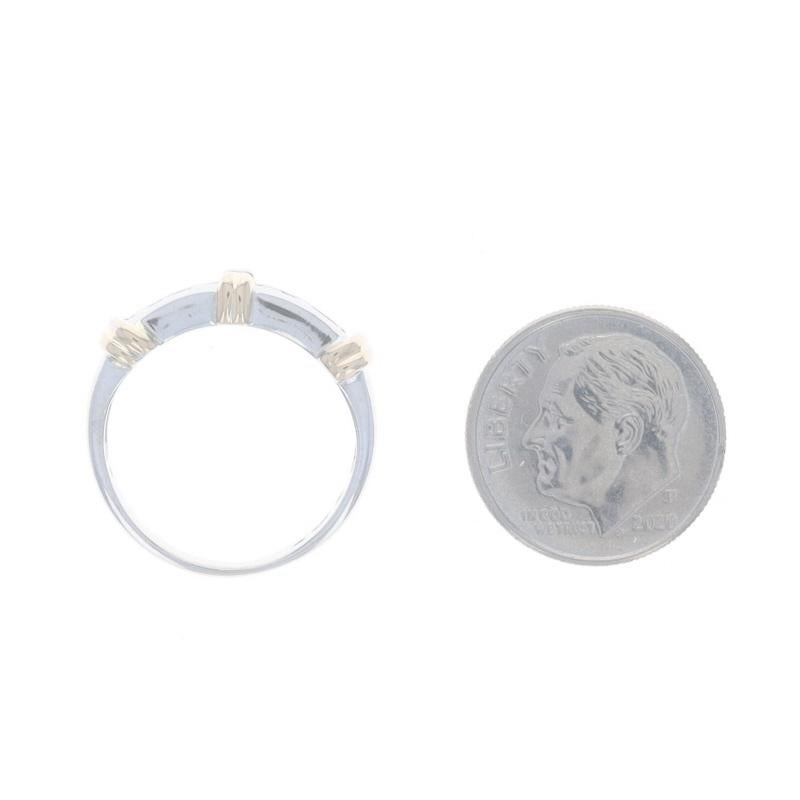 Women's White Gold Diamond Band - 14k Round Brilliant 0.33ctw Channel Set Ring For Sale