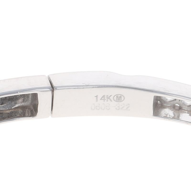 Bracelet en or blanc à diamants 6 1/2