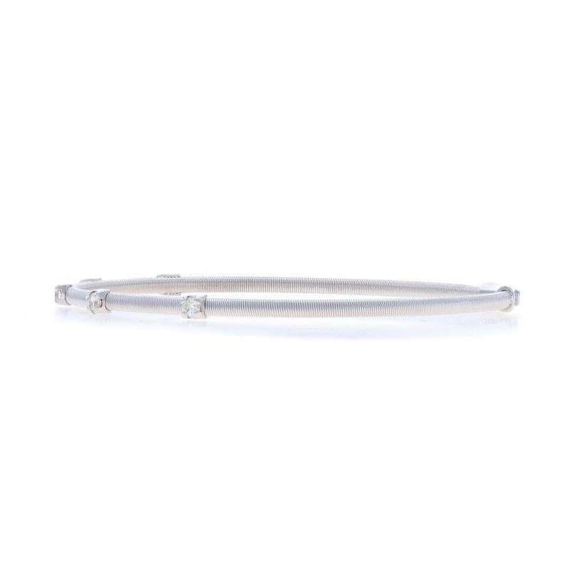Weißgold Diamant-Armreif 7