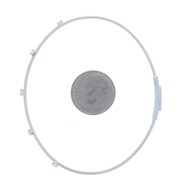 Weißgold Diamant-Armreif 7