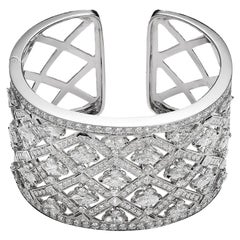 Bracciale con diamanti in oro bianco