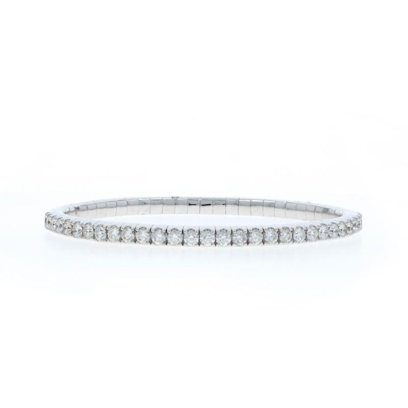 Contenuto del metallo: Oro bianco 14k

Informazioni su A. Stone

Diamanti naturali
Carati: 3.00ctw
Taglio: Rotondo brillante
Colore: I - J
Chiarezza: SI1 - I1

Carati totali: 3,00ctw

Tipo di chiusura: N/A (allungato sul polso)

Misure

Larghezza