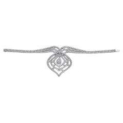 Bracciale con diamanti in oro bianco