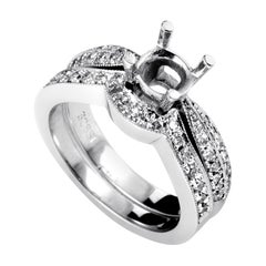 White Gold Diamond Bridal Mounting Set SM4-061764W