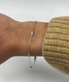 Bracelet « Diamond by the Yard » en or blanc