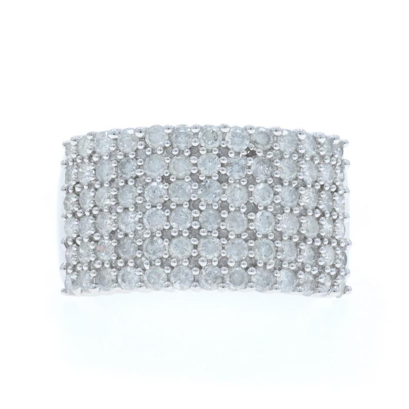 Taille : 9
Frais de taille : Up&Up 2 tailles pour $50 ou Down 2 tailles pour $40

Contenu métallique : Or blanc 10k

Informations sur les pierres

Diamants naturels
Carat(s) : 2.00ctw
Coupe : Brillant rond
Couleur : G - H
Clarté : I2 - I3

Total des