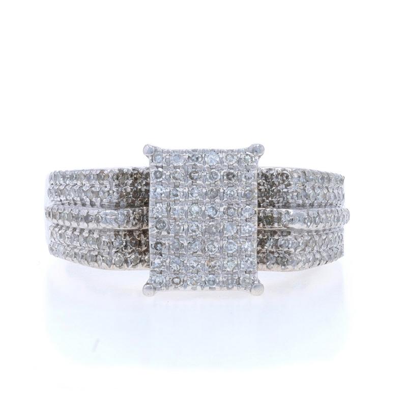 Taille : 7 1/2
Frais de taille : Up&Up 2 tailles pour $30 ou Down 1 taille pour $25

Contenu métallique : Or blanc 10k

Informations sur les pierres

Diamants naturels
Carat(s) : 1.00ctw
Coupe : Simple
Couleur : G - H
Clarté : SI2 - I2

Total des