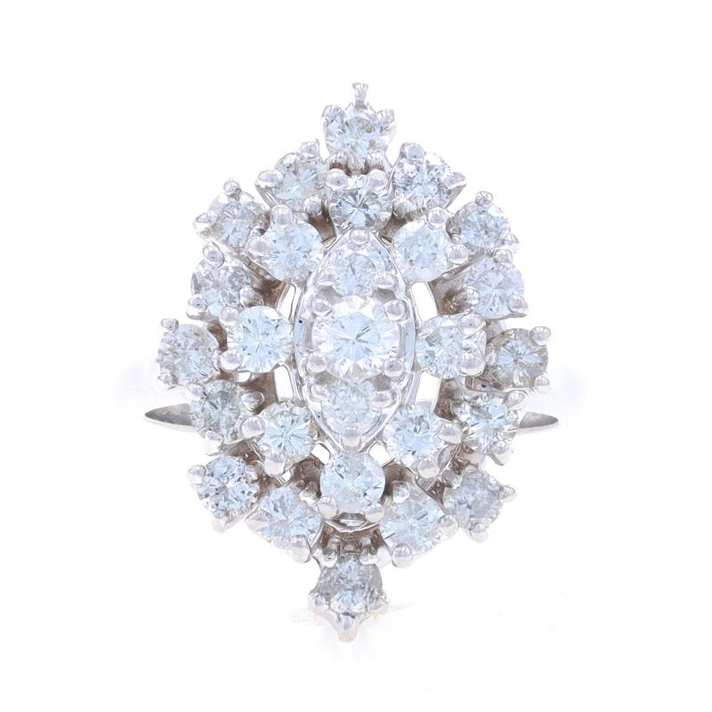 Taille : 6 1/2
Frais de taille : Up&Up 2 tailles pour 40 $ ou Down 2 tailles pour 40 $.

Contenu métallique : Or blanc 14k

Informations sur les pierres

Diamants naturels
Carat(s) : 2.00ctw
Coupe : Brillant rond
Couleur : G - H
Clarté : I1 -