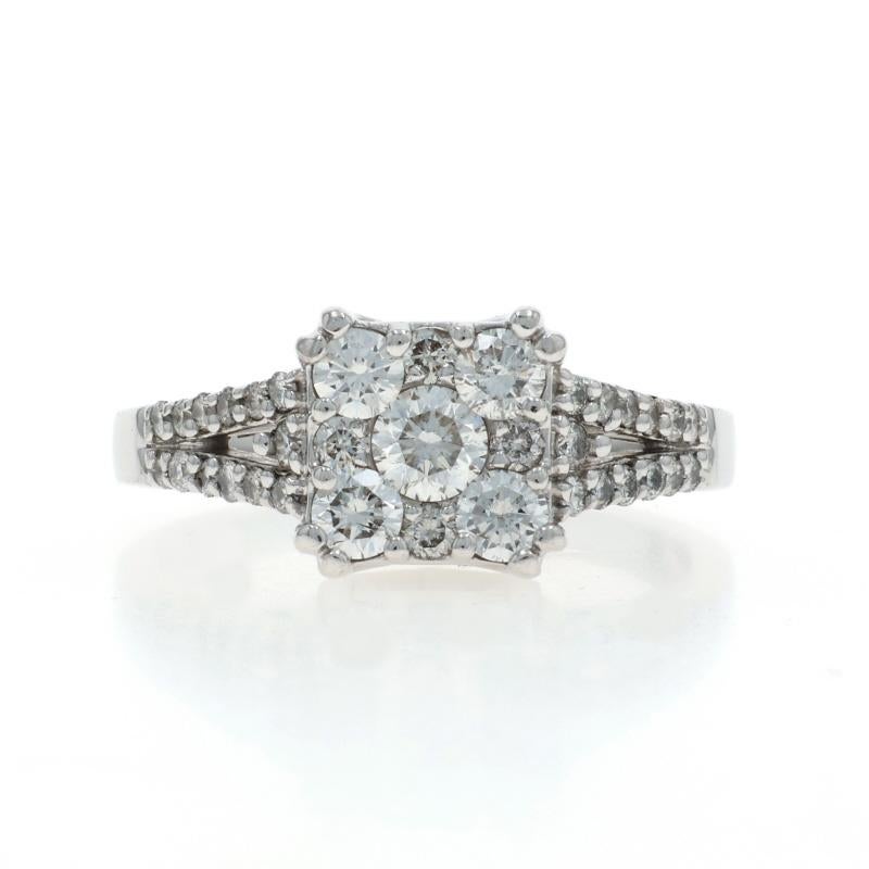 Taglia: 7 3/4
Costo della taglia: Up 2 taglie per $50 o Down 1 taglia per $40

Contenuto del metallo: Oro bianco 14k

Informazioni su A. Stone

Diamanti naturali
Carati: 1.00ctw
Taglio: Rotondo brillante
Colore: G - H
Chiarezza: SI1 - SI2

Carati