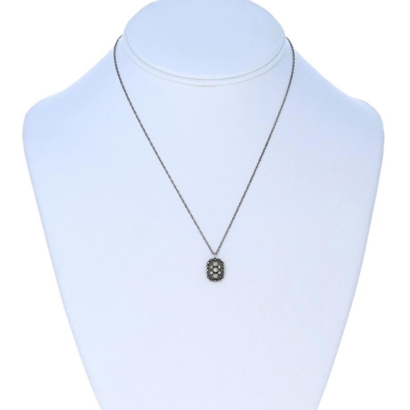 Taglio rotondo Collana a raggiera con diamanti in oro bianco - 14k Rd.20ctw Black Rhodium Regolabile in vendita