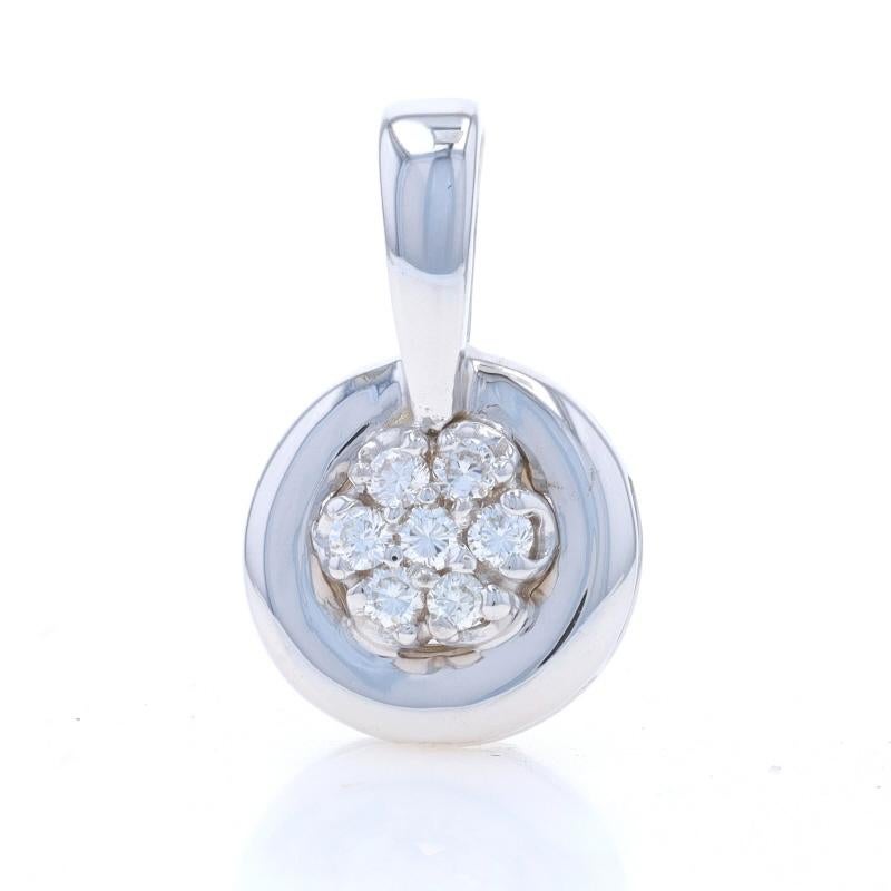 Contenuto del metallo: Oro bianco 18k

Informazioni su A. Stone

Diamanti naturali
Carati: .21ctw
Taglio: Rotondo brillante
Colore: G
Chiarezza: VS1 - VS2

Carati totali: 0,21ctw

Stile: Cluster
Tema: Cerchio floreale

Misure

Altezza (dalla