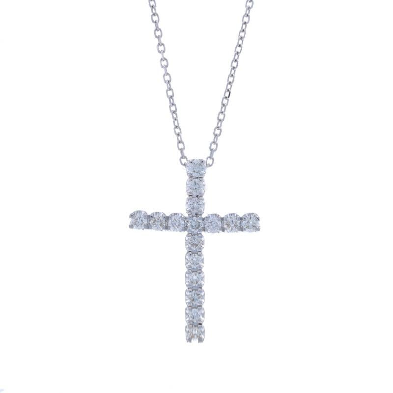 Contenido de metal: Oro blanco de 14 quilates

Información sobre Stone

Diamantes naturales
Quilate(s): .33ctw
Talla: Redondo brillante
Color: G - H
Claridad: VS1 - VS2

Quilates totales: .33ctw

Estilo de cadena: Cable
Estilo de collar: Cadena
Tipo