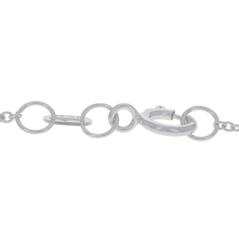 Women's White Gold Diamond Cross Pendant Necklace 18